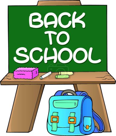 Illustration for Illustration of the Schoolboard topic image - Royalty Free Image