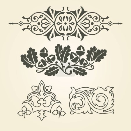 Illustration for Illustration of the Decorative elements - Royalty Free Image