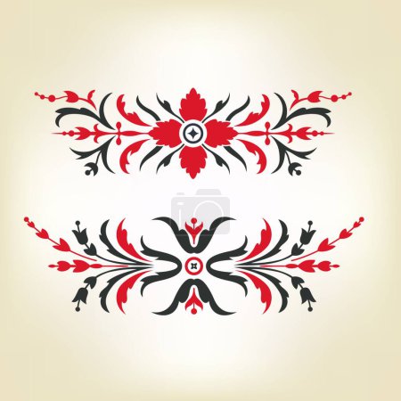 Illustration for Illustration of the Decorative elements - Royalty Free Image