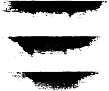 Ilustración de Blobs negro aislado, diseño de ilustración vectorial - Imagen libre de derechos