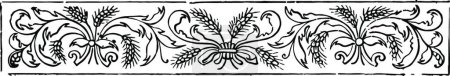 Ilustración de Banner tiene una imagen de varias existencias de trigo - Imagen libre de derechos