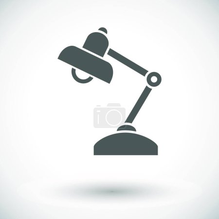 Illustration for Reading-lamp icon, vector illustration simple design - Royalty Free Image