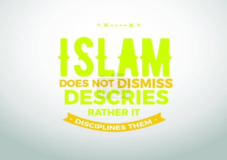 Téléchargez les illustrations : Citations islamiques, illustration vectorielle design simple - en licence libre de droit