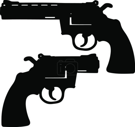 Illustration for "Long and short revolvers" - Royalty Free Image