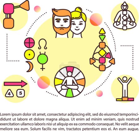 Téléchargez les illustrations : "Body chart concept icon with text" - en licence libre de droit