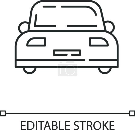 Illustration for Auto linear icon design - Royalty Free Image
