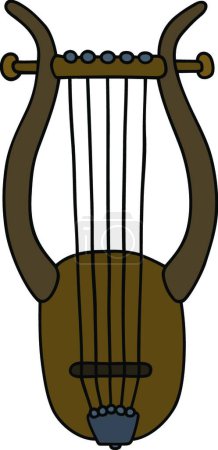 Illustration for "The ancient greek lyre" - Royalty Free Image