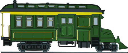 Illustration for Train simple icon vector illustration - Royalty Free Image