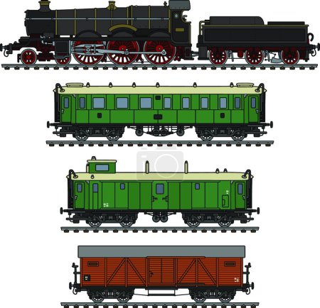 Illustration for Train simple icon vector illustration - Royalty Free Image