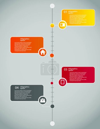 Illustration for "Infographic business template vector illustration" - Royalty Free Image