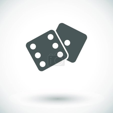 Illustration for "Craps icon ", vector illustration - Royalty Free Image