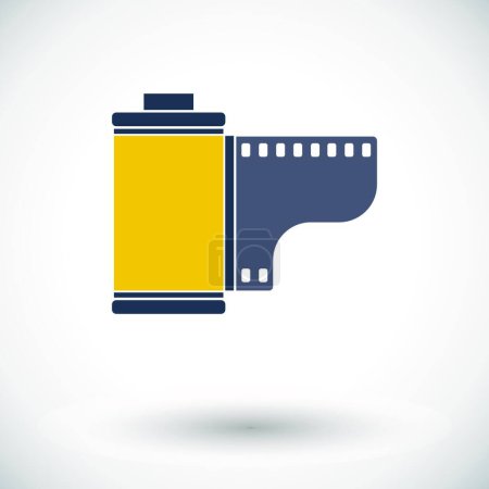 Illustration for Film icon, vector illustration simple design - Royalty Free Image