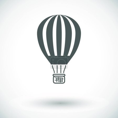 Téléchargez les illustrations : Illustration vectorielle d'icône de ballon d'air - en licence libre de droit