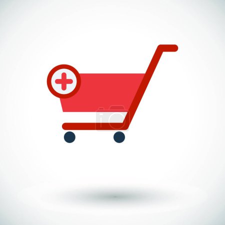 Illustration for "Cart icon", vector illustration - Royalty Free Image
