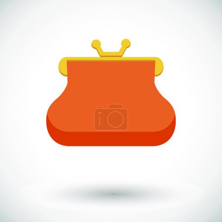 Illustration for "Purse icon", vector illustration - Royalty Free Image