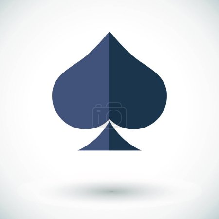 Illustration for Card suit icon vector illustration - Royalty Free Image