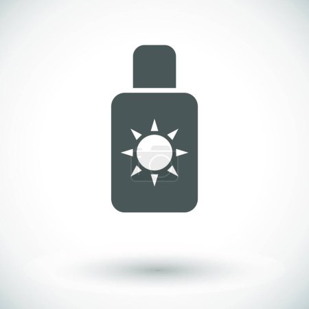 Ilustración de Ilustración vector icono protector solar - Imagen libre de derechos