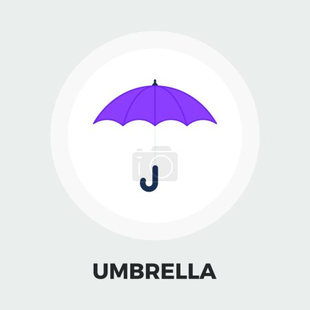 Ilustración de Weather parasol, graphic Umbrella illustration - Imagen libre de derechos