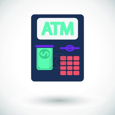 Ilustración de "Icono de ATM ", ilustración vectorial - Imagen libre de derechos