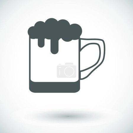 Illustration for "Beer icon", vector illustration - Royalty Free Image