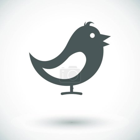 Photo for "Bird icon.", vector illustration - Royalty Free Image