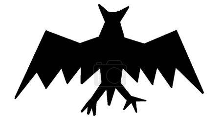 Illustration for Illustration of bird logo, vector illustration simple design - Royalty Free Image