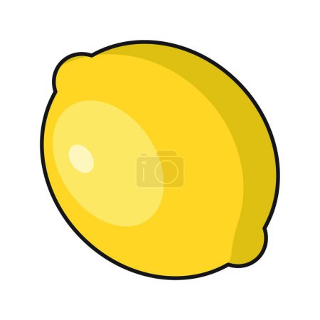 Illustration for Lemon icon, vector illustration simple design - Royalty Free Image
