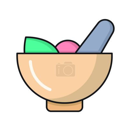 Illustration for Bowl icon, vector illustration simple design - Royalty Free Image