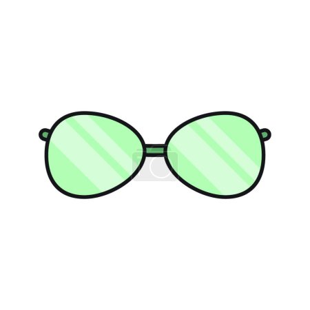 Illustration for Glasses icon, vector illustration simple design - Royalty Free Image