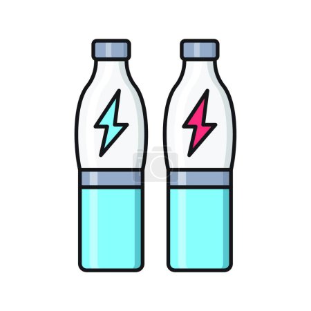 Illustration for Energy drink icon vector illustration - Royalty Free Image