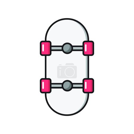 Illustration for Skating icon, vector illustration - Royalty Free Image