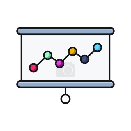 Illustration for Analytic icon vector illustration - Royalty Free Image