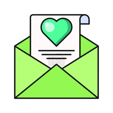 Illustration for Letter icon, vector illustration - Royalty Free Image