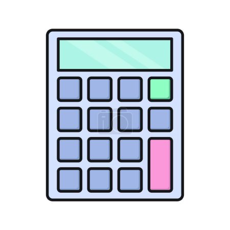 Ilustración de Icono de contabilidad, diseño simple - Imagen libre de derechos