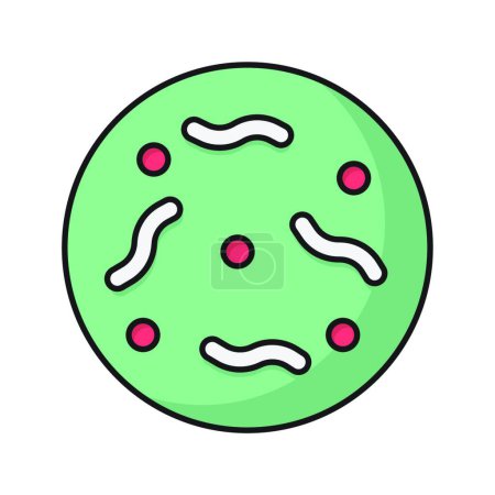 Illustration for Bacteria icon, vector illustration - Royalty Free Image