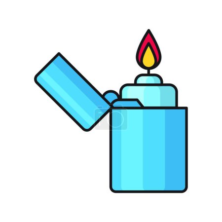 Illustration for Fire icon vector illustration - Royalty Free Image