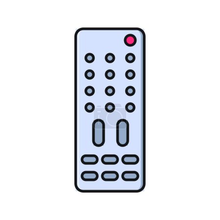 Illustration for "remote control " web icon vector illustration - Royalty Free Image