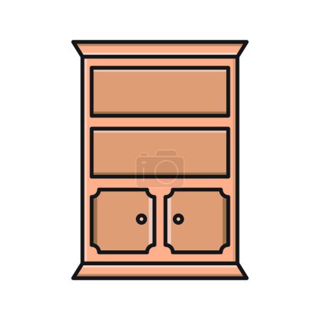 Ilustración de Icono de muebles vector ilustración - Imagen libre de derechos