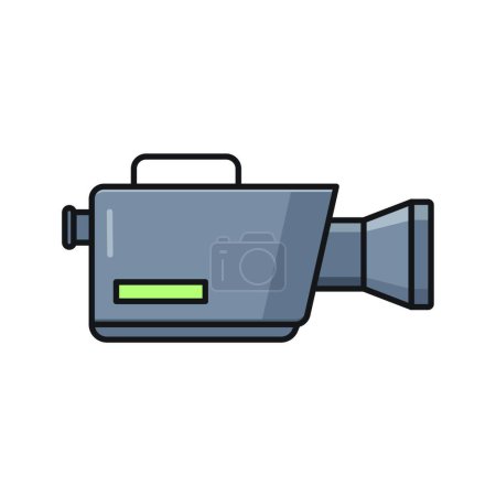 Illustration for Recorder icon, vector illustration - Royalty Free Image