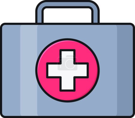 Illustration for First-aid kit icon vector illustration - Royalty Free Image