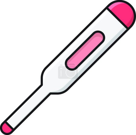 Illustration for "pregnancy test  "web icon vector illustration - Royalty Free Image