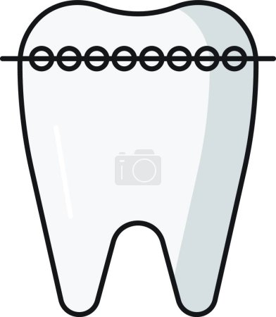 Illustration for Oral web icon, vector illustration - Royalty Free Image