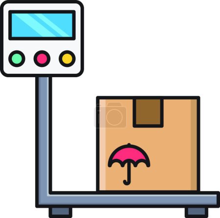 Illustration for Meter icon vector illustration - Royalty Free Image