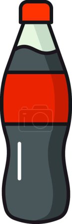 Ilustración de Bebida icono web vector ilustración - Imagen libre de derechos