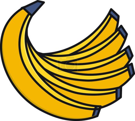 Illustration for Plantain web icon, vector illustration - Royalty Free Image