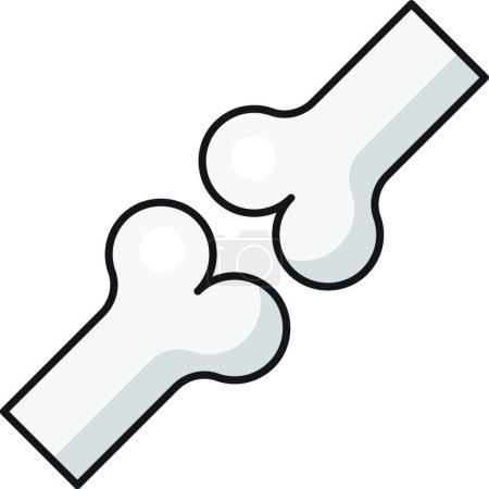 Illustration for "joint " flat icon, vector illustration - Royalty Free Image