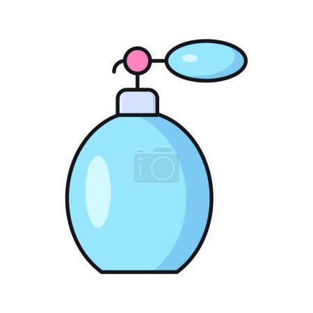 Téléchargez les illustrations : Icône web parfum, illustration vectorielle - en licence libre de droit