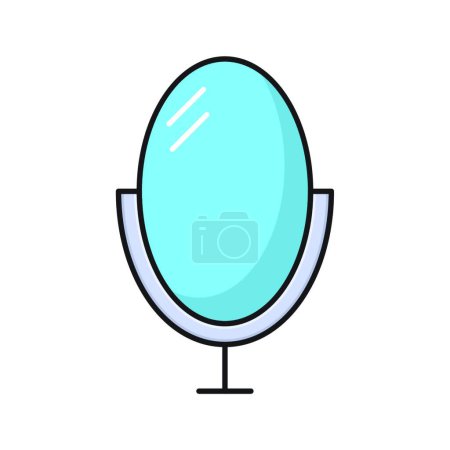 Illustration for Mirror icon vector illustration - Royalty Free Image