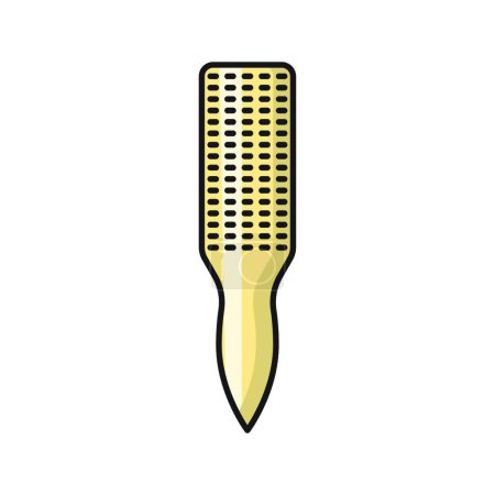 Illustration for "brush " flat icon, vector illustration - Royalty Free Image