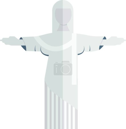 Illustration for Jesus web icon, vector illustration - Royalty Free Image